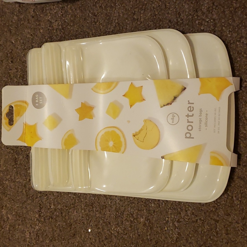 Porter silicone storage bags